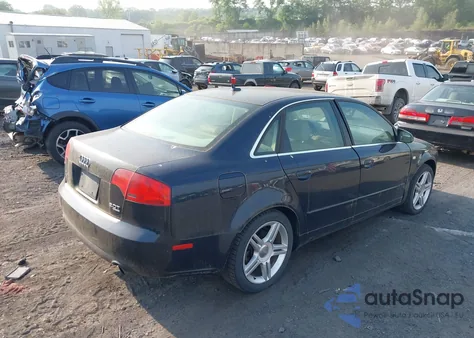 2007 Audi A4 2.0T z USA, uszkodzony, nr VIN WAUDF78E47A203824